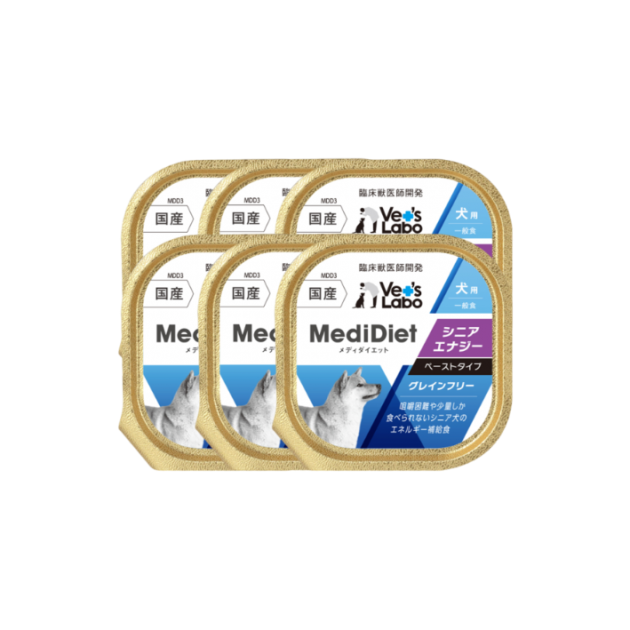 Medi無榖低敏副食盒餐 犬用 15+幸福 - (一組6盒)