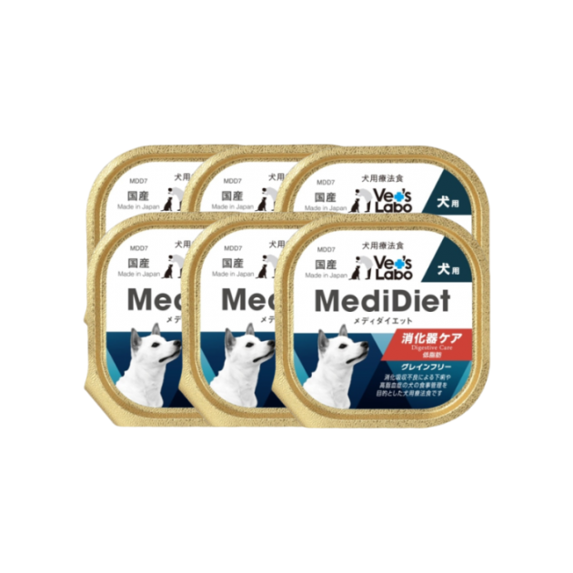 Medi無榖低敏處方盒餐 犬用 消化系統照護 - (一組6盒)