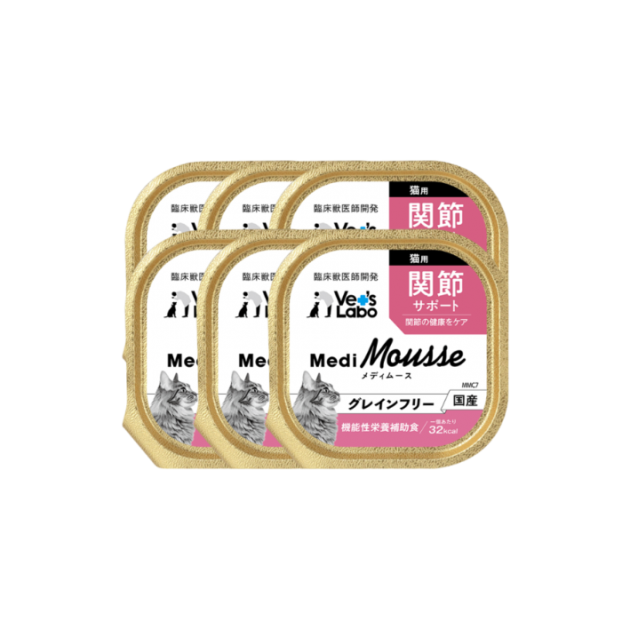 Medi無榖慕斯機能盒餐 貓用關節保健 - (一組6盒)