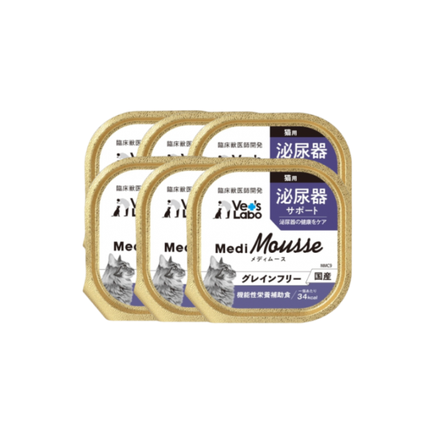 Medi無榖慕斯機能盒餐 貓用泌尿保健 - (一組6盒)