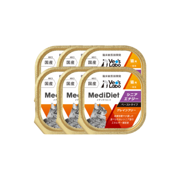 Medi無榖低敏副食盒餐 貓用 15+幸福 - (一組6盒)