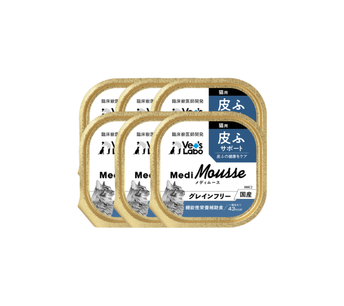Medi無榖慕斯機能盒餐 貓用皮膚保健 - (一組6盒)