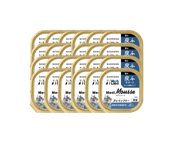 Medi無榖慕斯機能盒餐 貓用皮膚保健 - (一箱24盒)