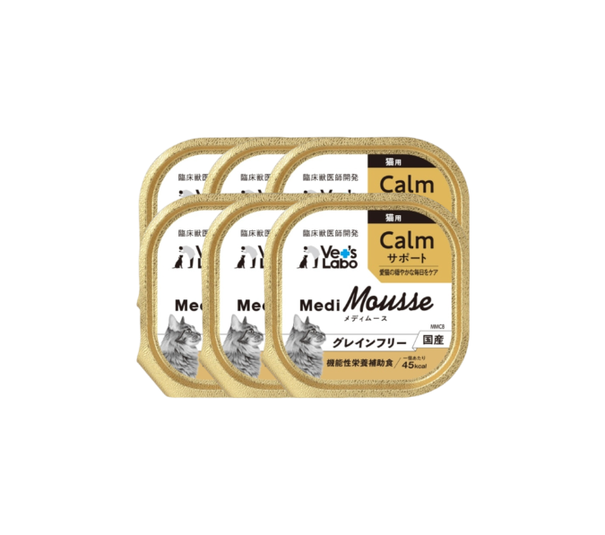 Medi無榖慕斯機能盒餐 貓用情緒保健 - (一組6盒)