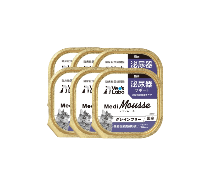Medi無榖慕斯機能盒餐 貓用泌尿保健 - (一組6盒)