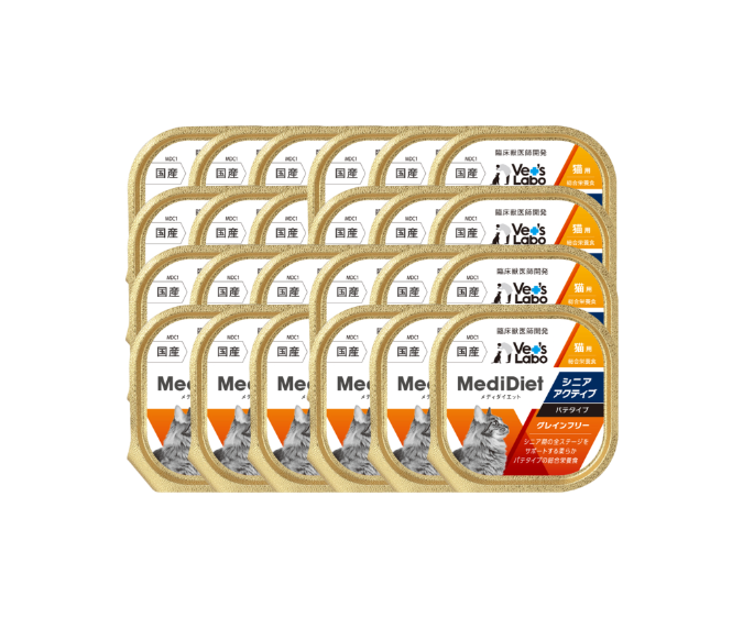 Medi無榖低敏主食盒餐 貓用 7+樂活 - (一箱24盒)